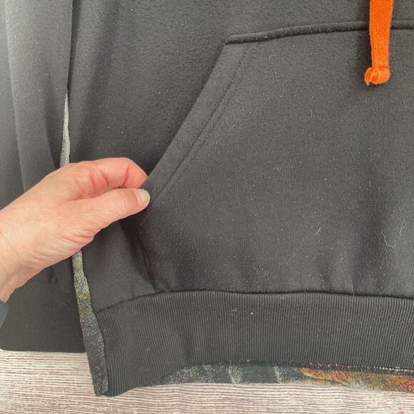 Rebel Vengeance Skeleton Napolean Stitched Hoodie Sweatshirt Men's L Black - Picture 5 of 11